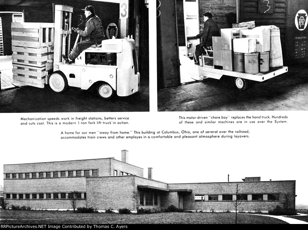 PRR "Pictorial Review Of Progress," Page 18, 1953